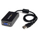 StarTech.com USB 2.0 to VGA Adapter, USB to VGA Monitor Converter for Windows, 1440x900 (no support for macOS/ChromeOS/Linux) - TAA