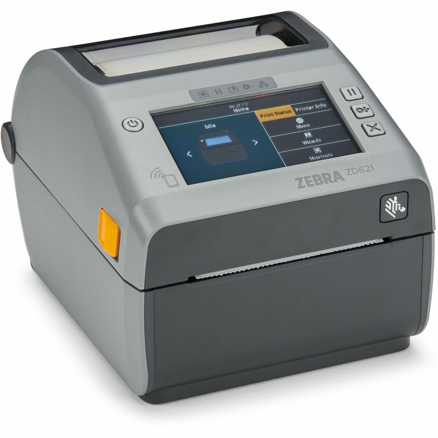 Zebra ZD621 Desktop, Retail, Healthcare, Transportation & Logistic, Manufacturing Direct Thermal Printer - Monochrome - Label/Receipt Print - Ethernet - USB - USB Host - Serial - Bluetooth 5.3 - Wireless LAN - Near Field Communication (NFC) - RFID - US