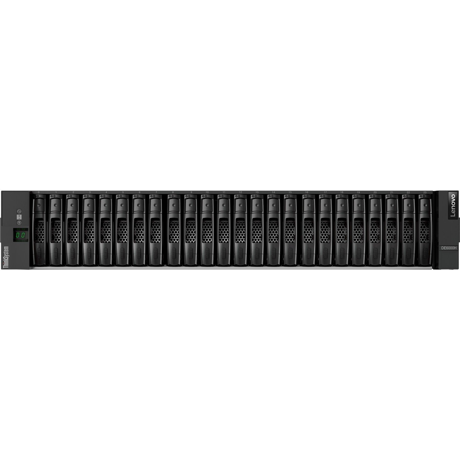 Lenovo ThinkSystem DE6000H 24 x Total Bays DAS/SAN Storage System - 2U Rack-mountable