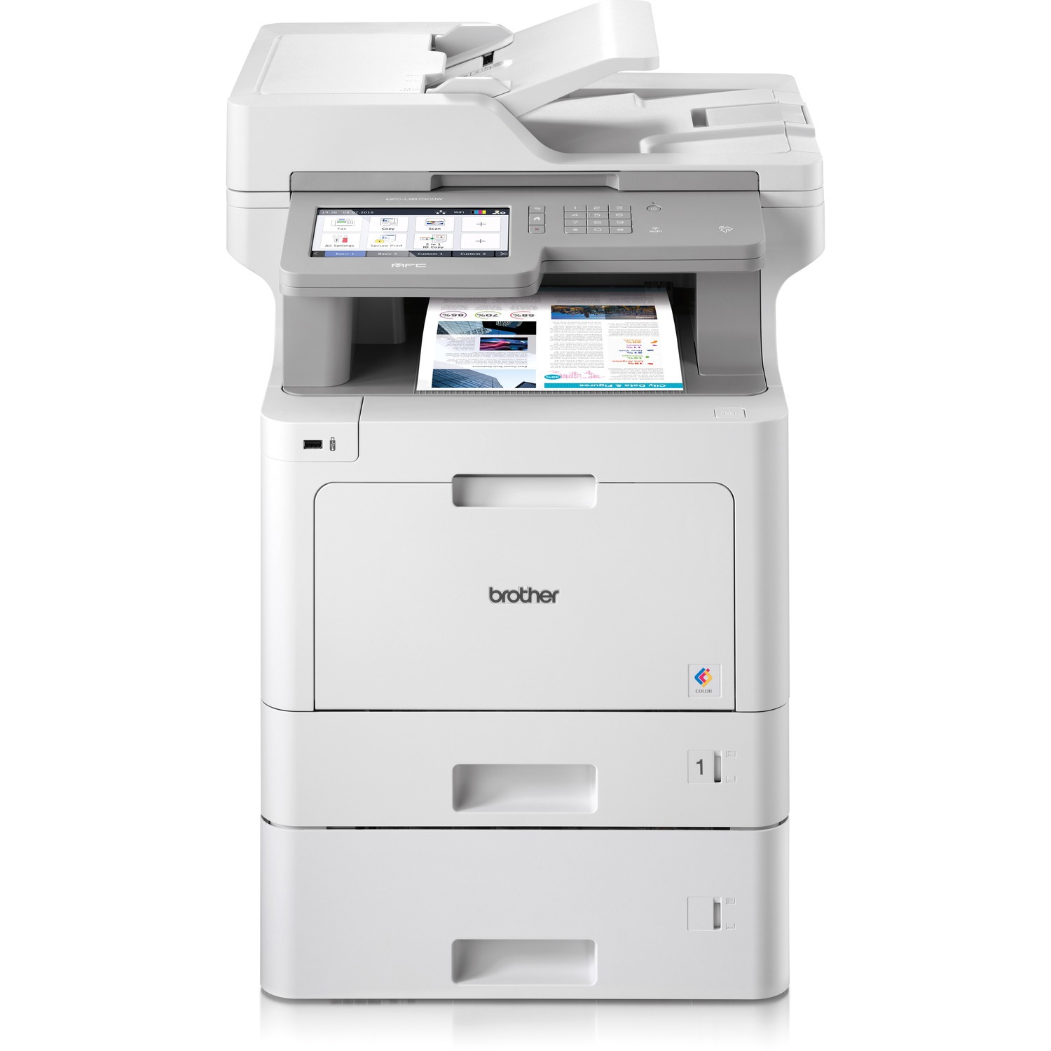 Brother Professional MFC-L9570CDWT Kabellos - Laser-Multifunktionsdrucker - Farbe