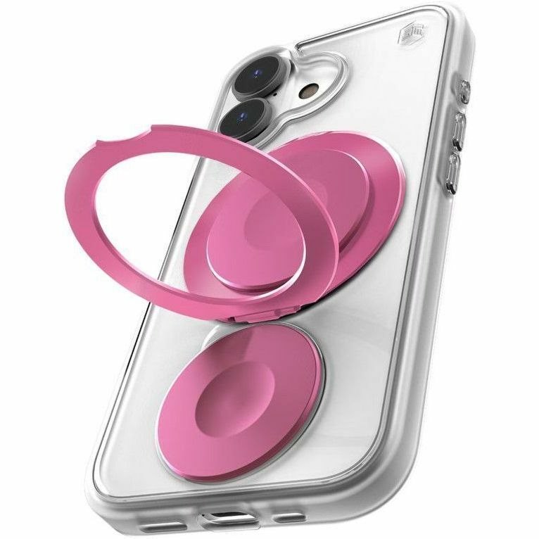 STM Goods Roll Case for Apple iPhone 16 Plus Smartphone - Clear, Pink