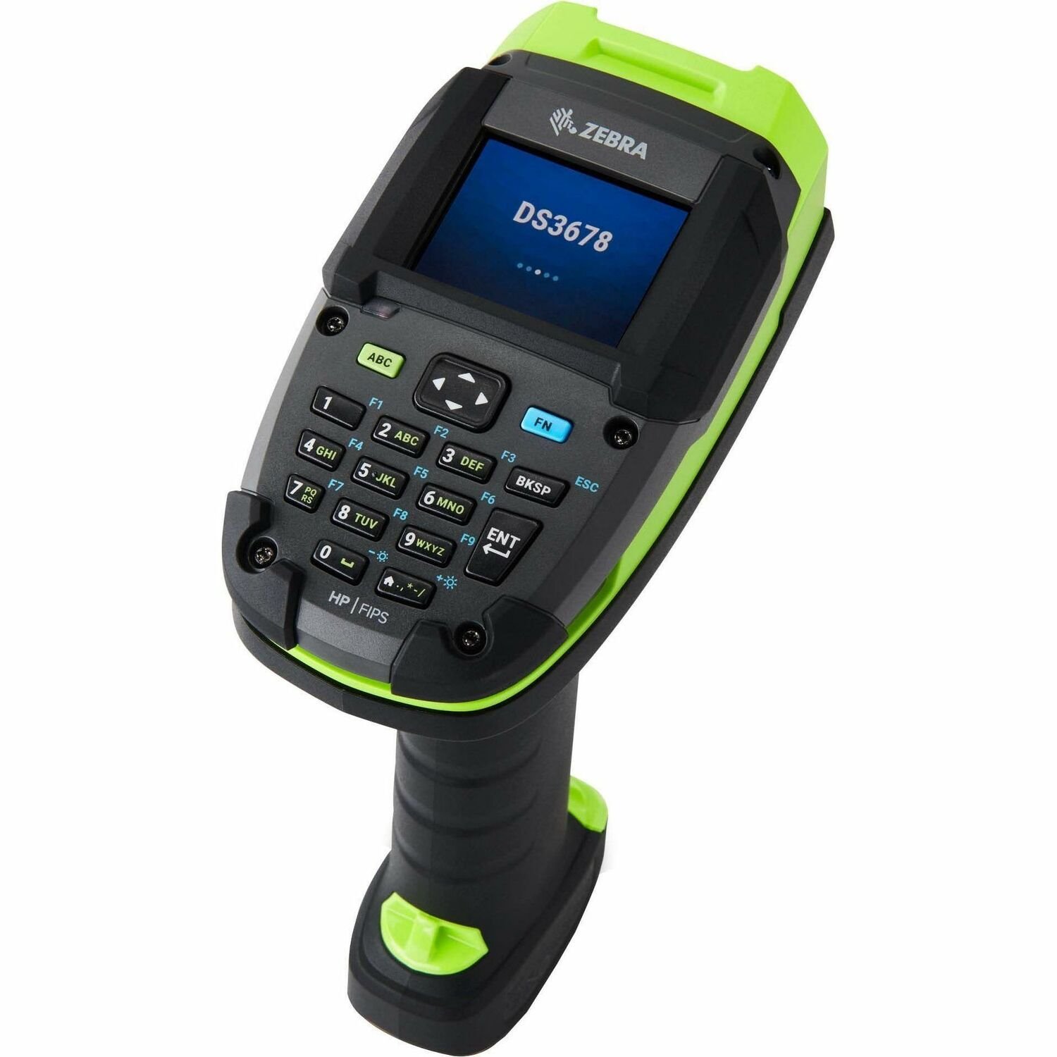 Zebra DS3678-KD Rugged Warehouse, Picking, Inventory Handheld Barcode Scanner Kit - Wireless Connectivity - Black, Green, Industrial Green - USB Cable Included