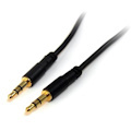 StarTech.com 10 ft Slim 3.5mm Stereo Audio Cable - M/M