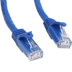 StarTech.com 75ft CAT6 Ethernet Cable - Blue Snagless Gigabit - 100W PoE UTP 650MHz Category 6 Patch Cord UL Certified Wiring/TIA