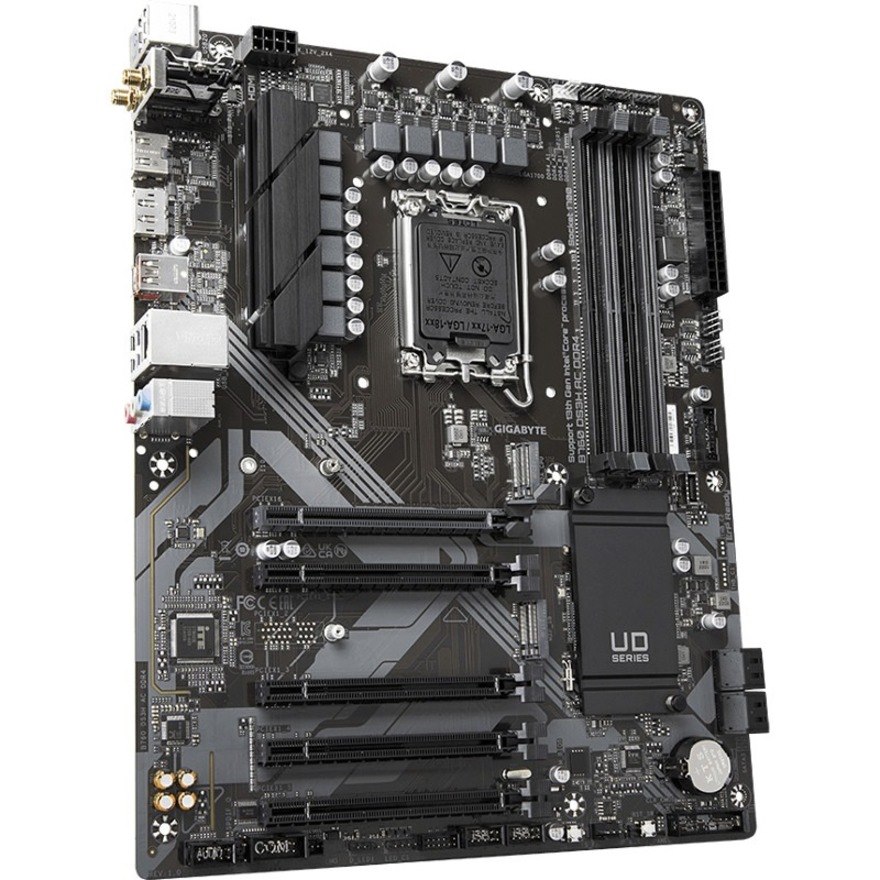 GIGABYTE Ultra Durable B760 DS3H AC DDR4 Desktop Motherboard - Intel B760 Chipset - Socket LGA-1700 - ATX