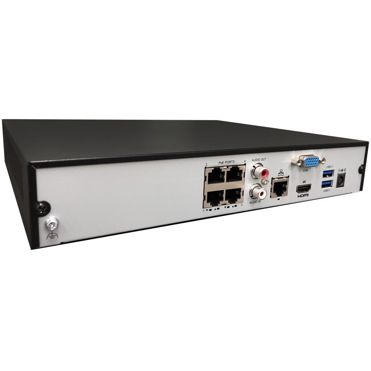 Gyration 4-Channel Network Video Recorder With PoE - 4 TB HDD