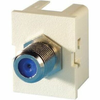 Ortronics TracJack Module F Connector F/F, Wiremold Ivory