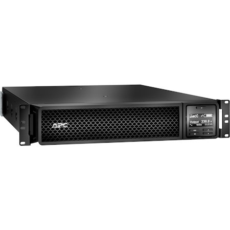 APC Smart-UPS On-Line, 3kVA, Rackmount 2U, 208V/230V, 6x C13+2x C19 IEC outlets, SmartSlot, Extended runtime, W/ rail kit