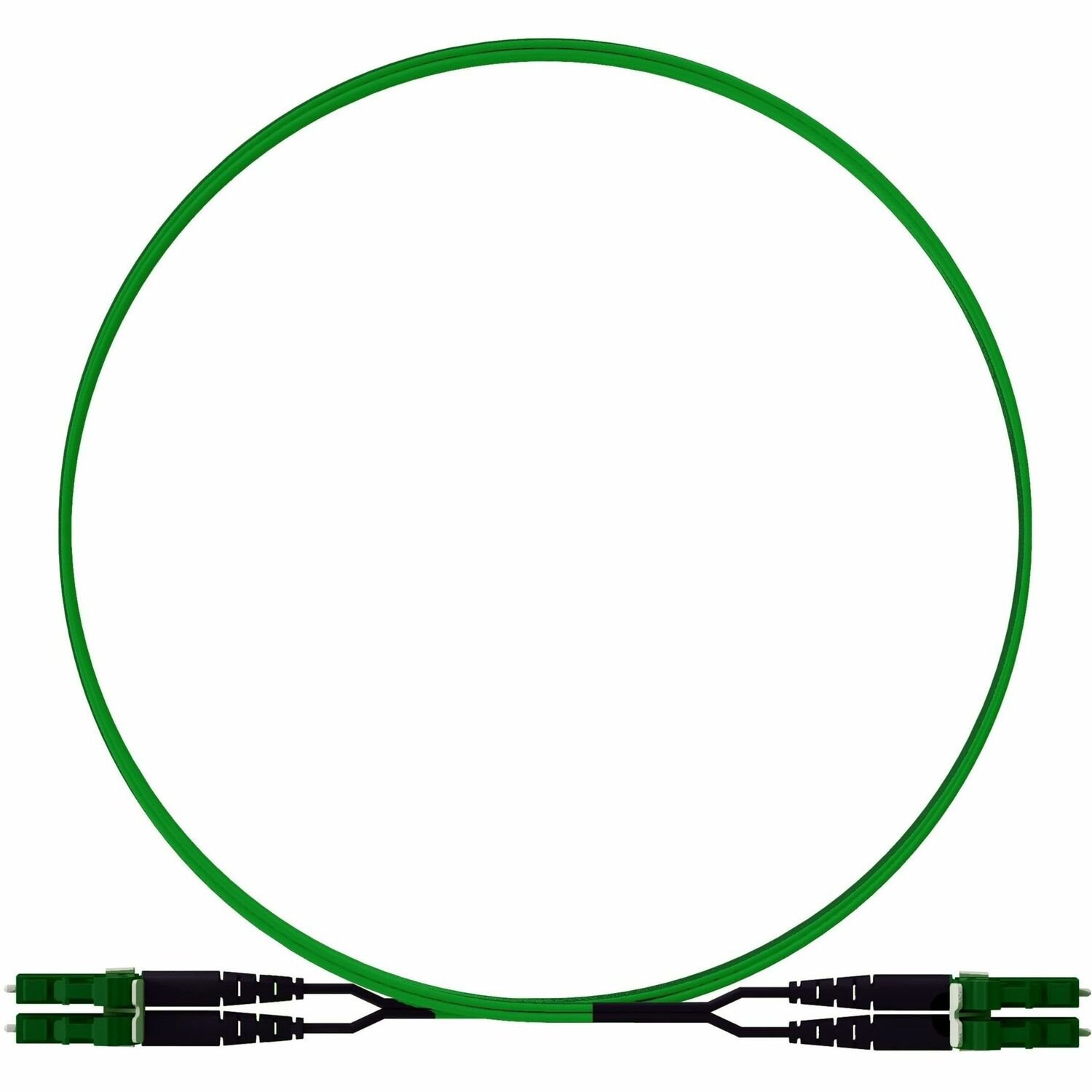 Panduit OM4+ 2f 1.6mm PC OFNP LC Key C / LC Dup Std Polarity Ult IL GR Jacket 30m