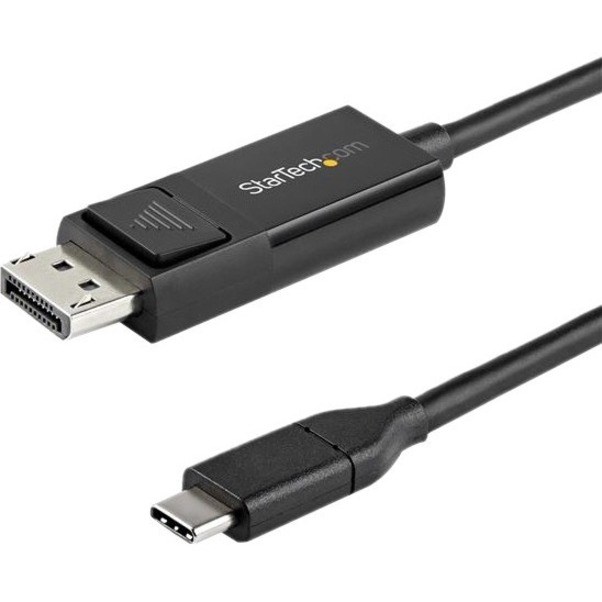 StarTech.com 6ft (2m) USB C to DisplayPort 1.2 Cable 4K 60Hz - Reversible DP to USB-C / USB-C to DP Video Adapter Monitor Cable HBR2/HDR