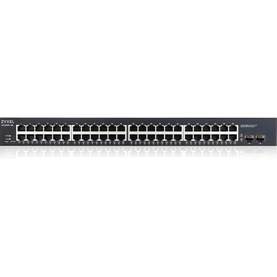 ZYXEL GS1900 GS1900-48 48 Ports Manageable Ethernet Switch - Gigabit Ethernet - 10/100/1000Base-T, 1000Base-X
