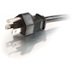 C2G 18in 1-to-4 Power Cord Splitter - 16 AWG - NEMA 5-15 to NEMA 5-15R
