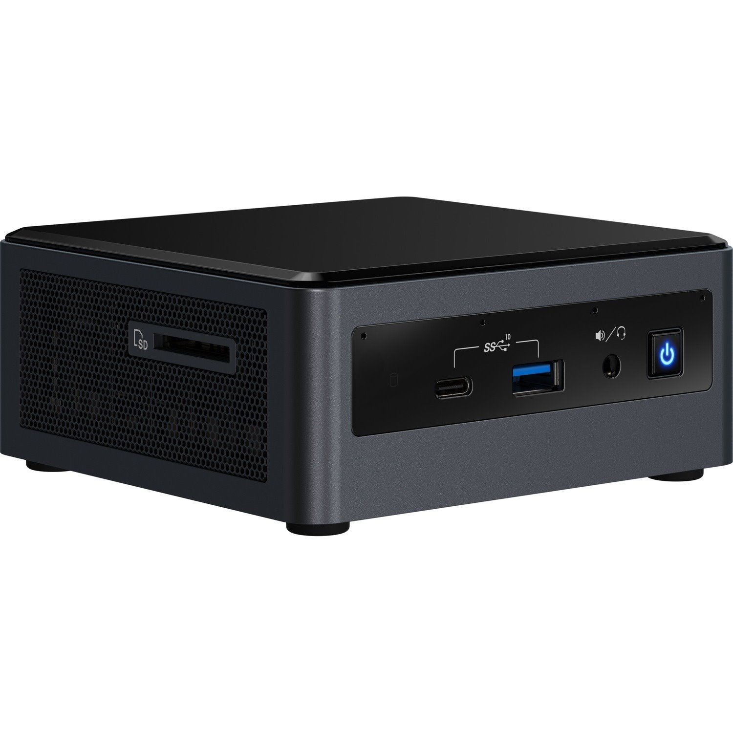 Intel NUC 10 Performance NUC10i7FNHAA Desktop Computer - Intel Core i7 10th Gen i7-10710U - 16 GB - 1 TB HDD - 256 GB SSD - Mini PC