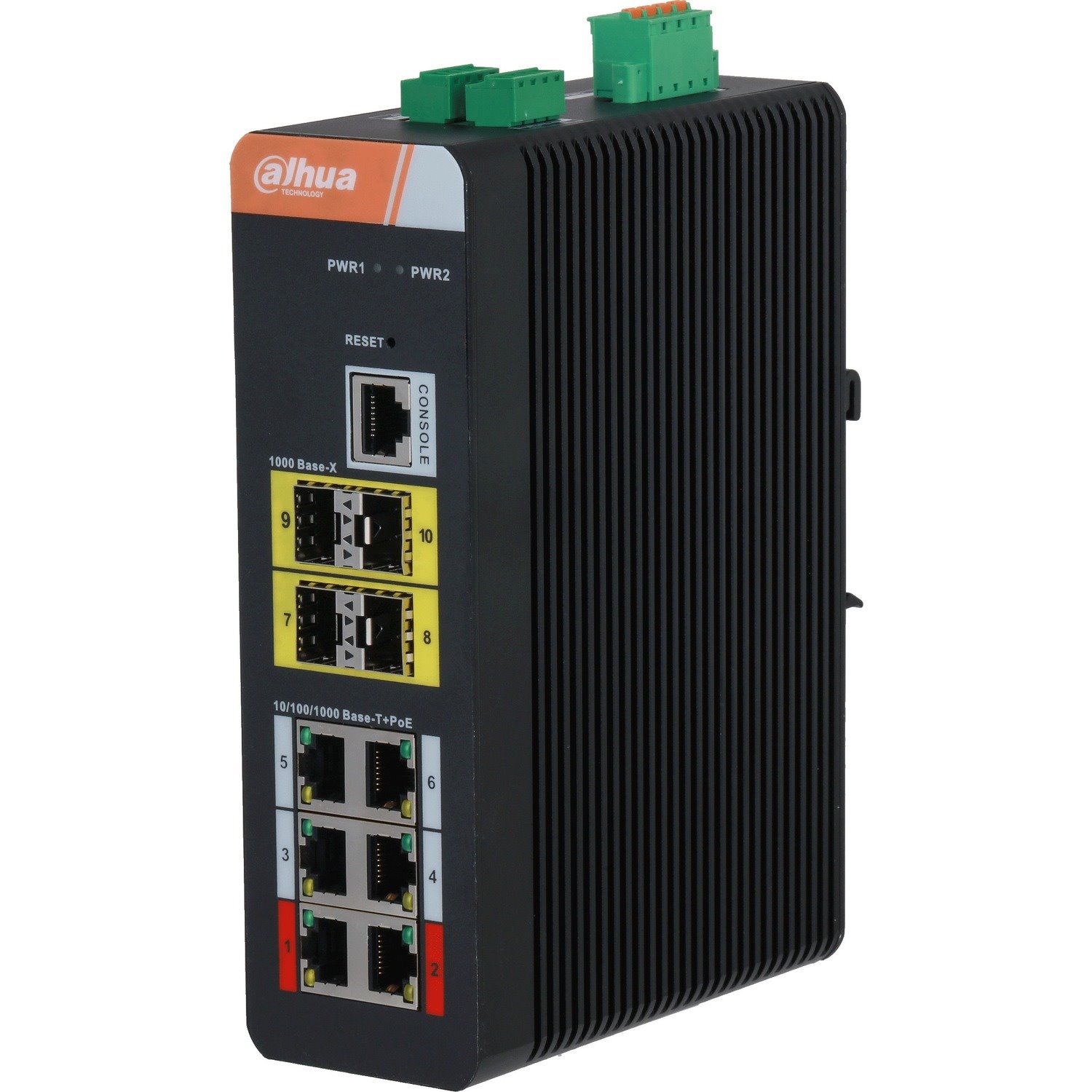 Dahua DH-PFS4410-6GT-DP 6 Ports Manageable Ethernet Switch - Gigabit Ethernet - 10/100/1000Base-T, 1000Base-X