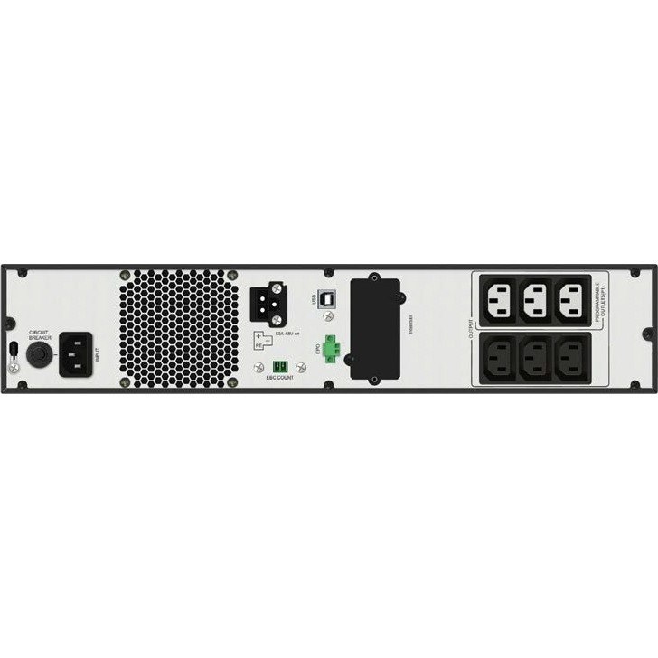 Vertiv Edge UPS 1500VA 1350W 230V 2U Line Interactive AVR Tower/Rack Mount Battery Backup Single Phase|0.9 PF (EDGE-1500IRT2UXL)