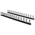StarTech.com Vertical Cable Organizer with D-Ring Hooks - Vertical Cable Management Panel - 40U - 6 ft.