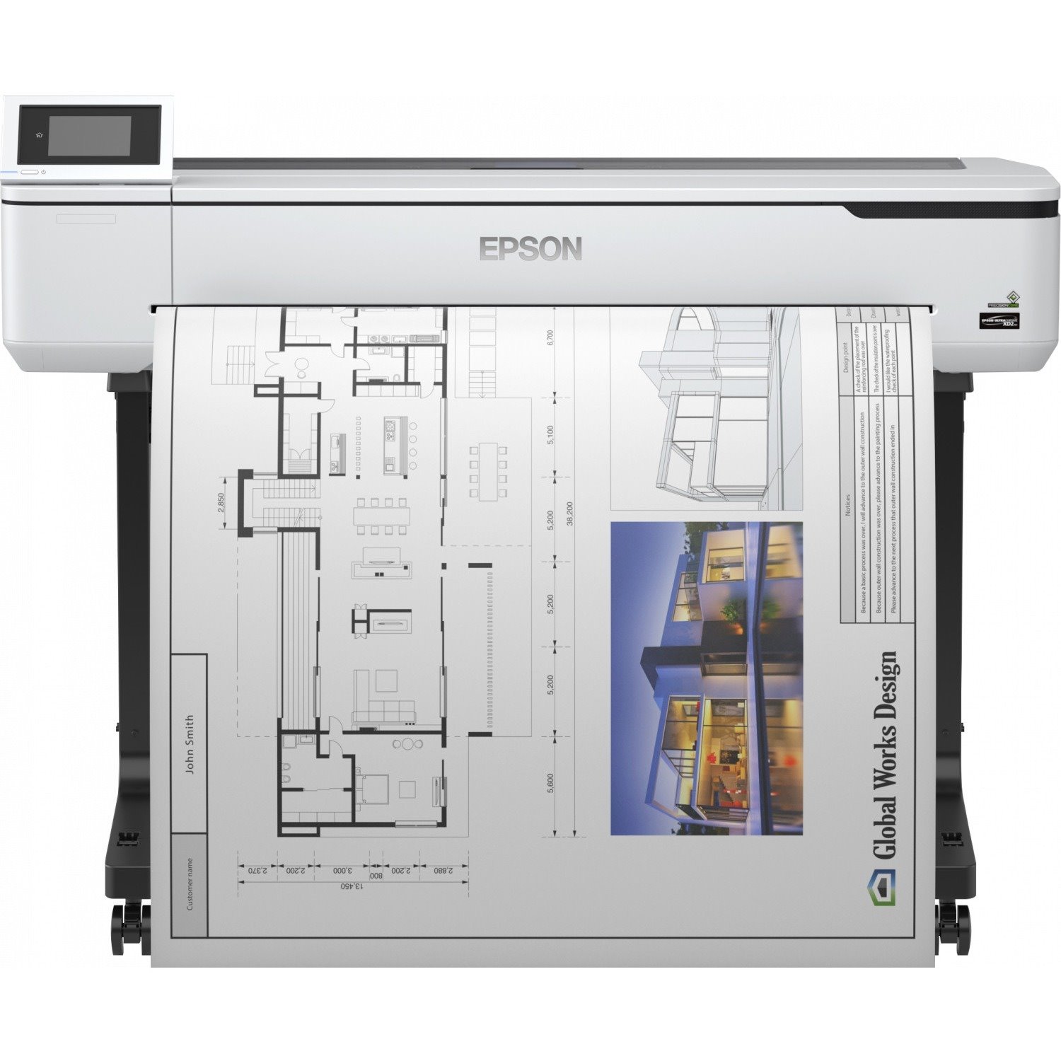 Epson SureColor SC-T5100 Inkjet grootformaat printer - 609,60 mm (24") printbreedte - Kleur