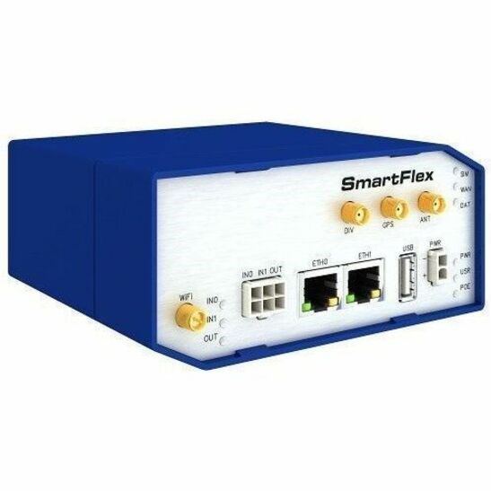 B+B SmartWorx SmartFlex SR308 Wi-Fi 4 IEEE 802.11a/b/g/n 2 SIM Ethernet, Cellular Modem/Wireless Router