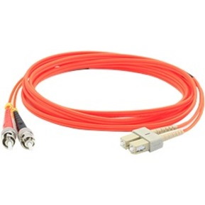 AddOn ADD-ST-SC-50M6MMF Fiber Optic Duplex Network Patch Cable