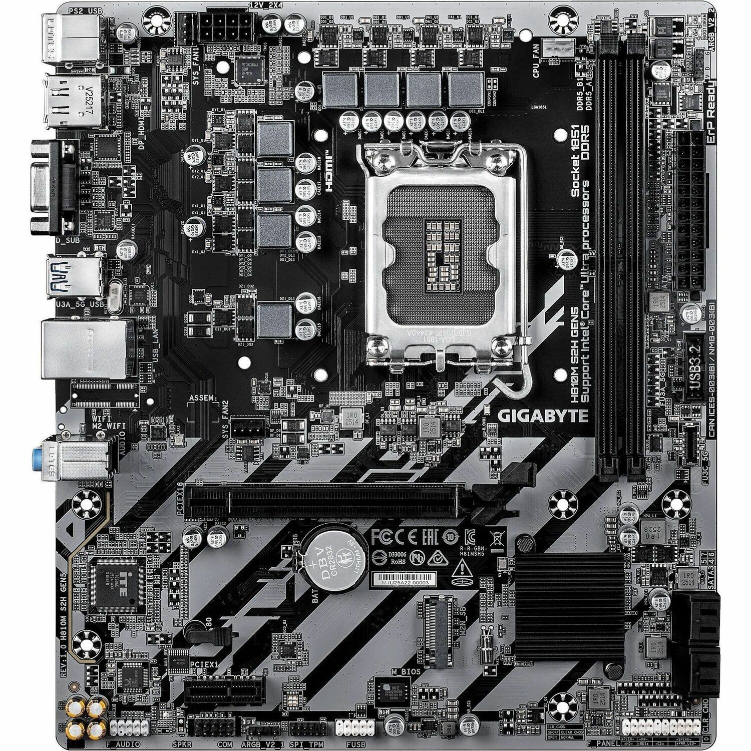 Gigabyte H810M S2H Gen 5