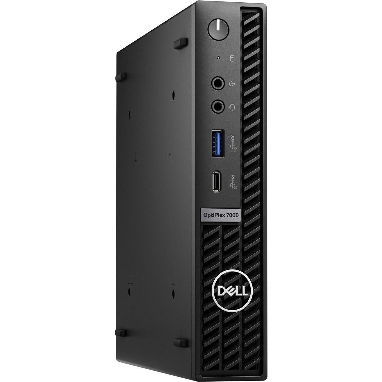 Dell OptiPlex 7000 Desktop Computer - Intel Core i5 12th Gen i5-12500T - vPro Technology - 8 GB - 256 GB SSD - Micro PC - Black