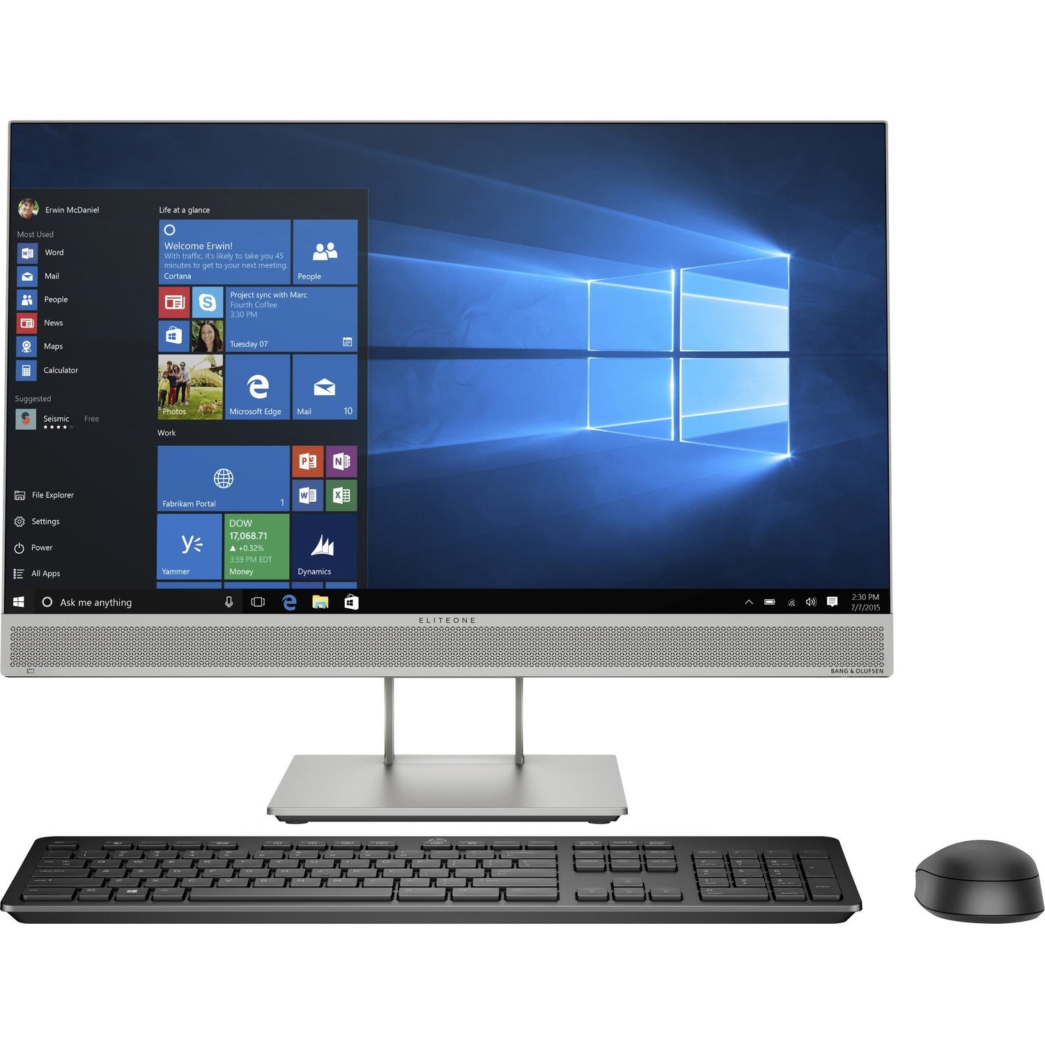 HP EliteOne 800 G5 All-in-One Computer - Intel Core i5 9th Gen i5-9500 - 8 GB - 256 GB SSD - 23.8" Full HD Touchscreen - Desktop