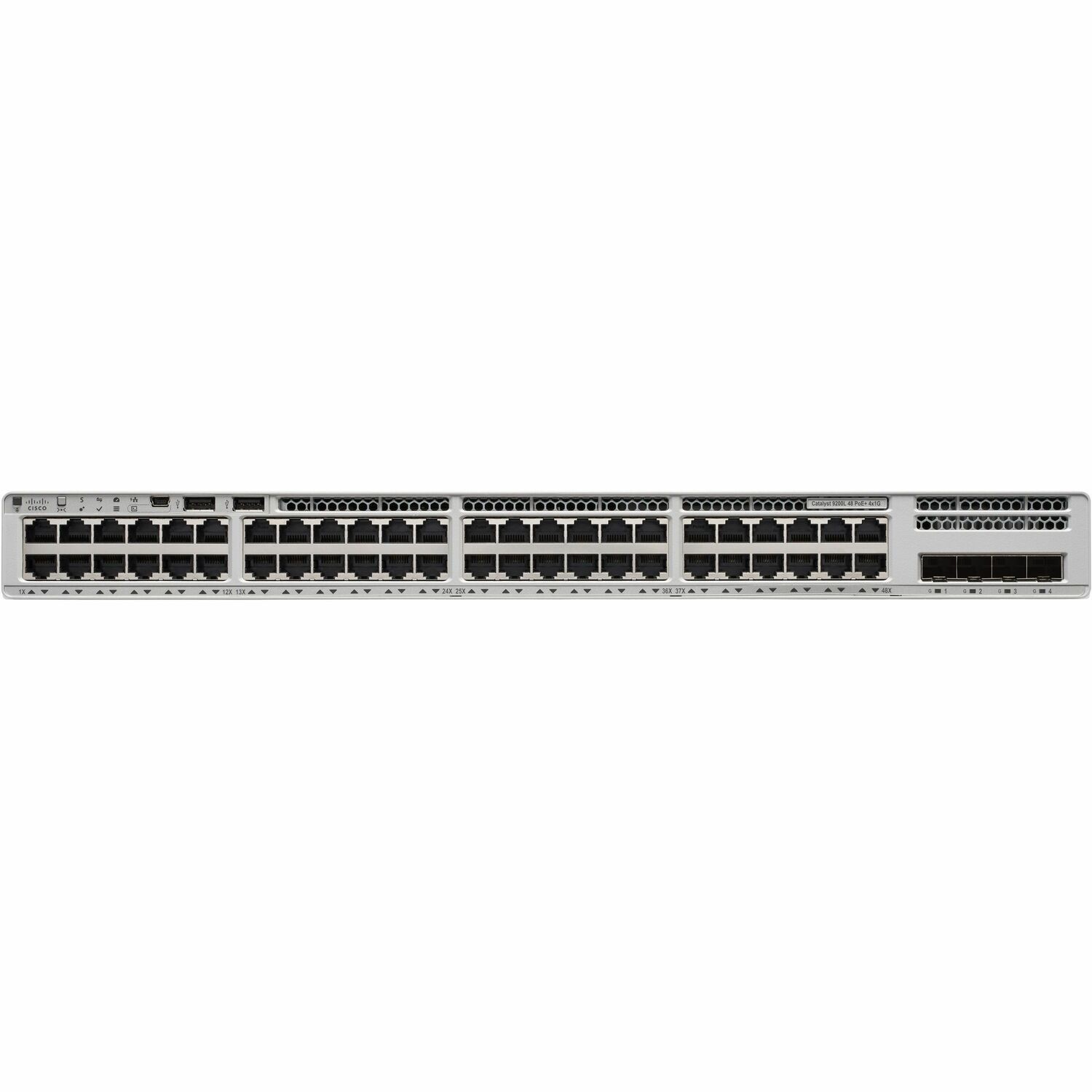 Cisco Catalyst 9200 C9200L-48P-4G 48 Poorten Beheer mogelijk L3 switch