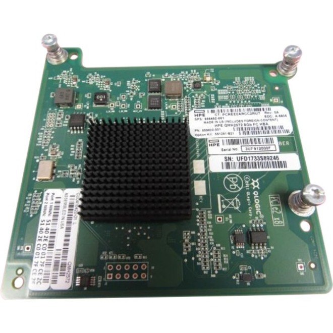 Hewlett Packard Enterprise Replacement Parts Business QMH2572 8Gb Fibre Channel Host Bus Adapter