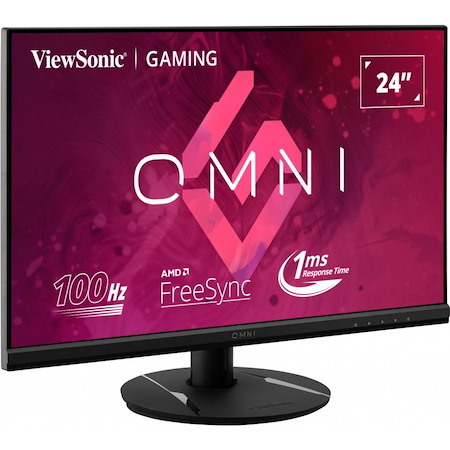ViewSonic OMNI VX2416 24 Inch 1080p 1ms 100Hz Gaming Monitor with IPS Panel, AMD FreeSync, Eye Care, HDMI and DisplayPort