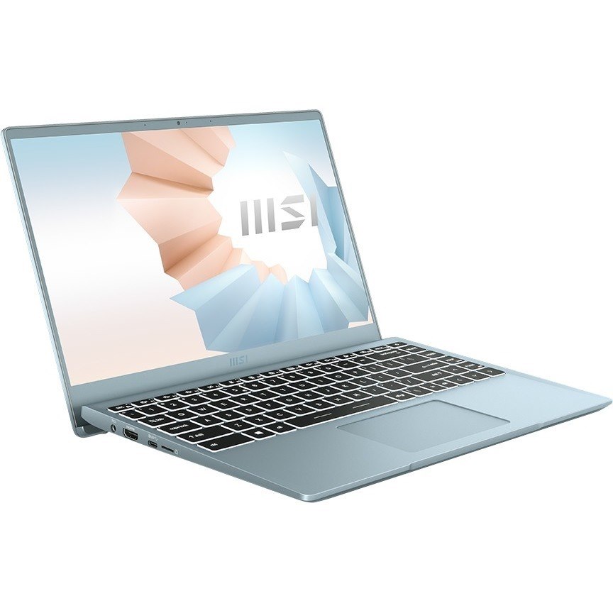 MSI Modern 14 B11MO-611 14" Rugged Notebook - Full HD - Intel Core i5 11th Gen i5-1135G7 - 8 GB - 512 GB SSD - Blue Stone