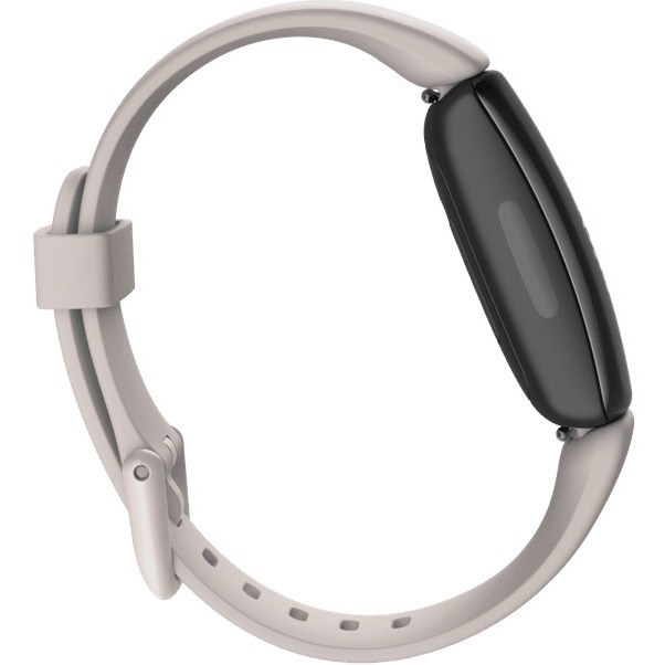 Fitbit Inspire 2 Smart Band - Lunar White Body Color - Plastic Body Material - Silicone Band Material