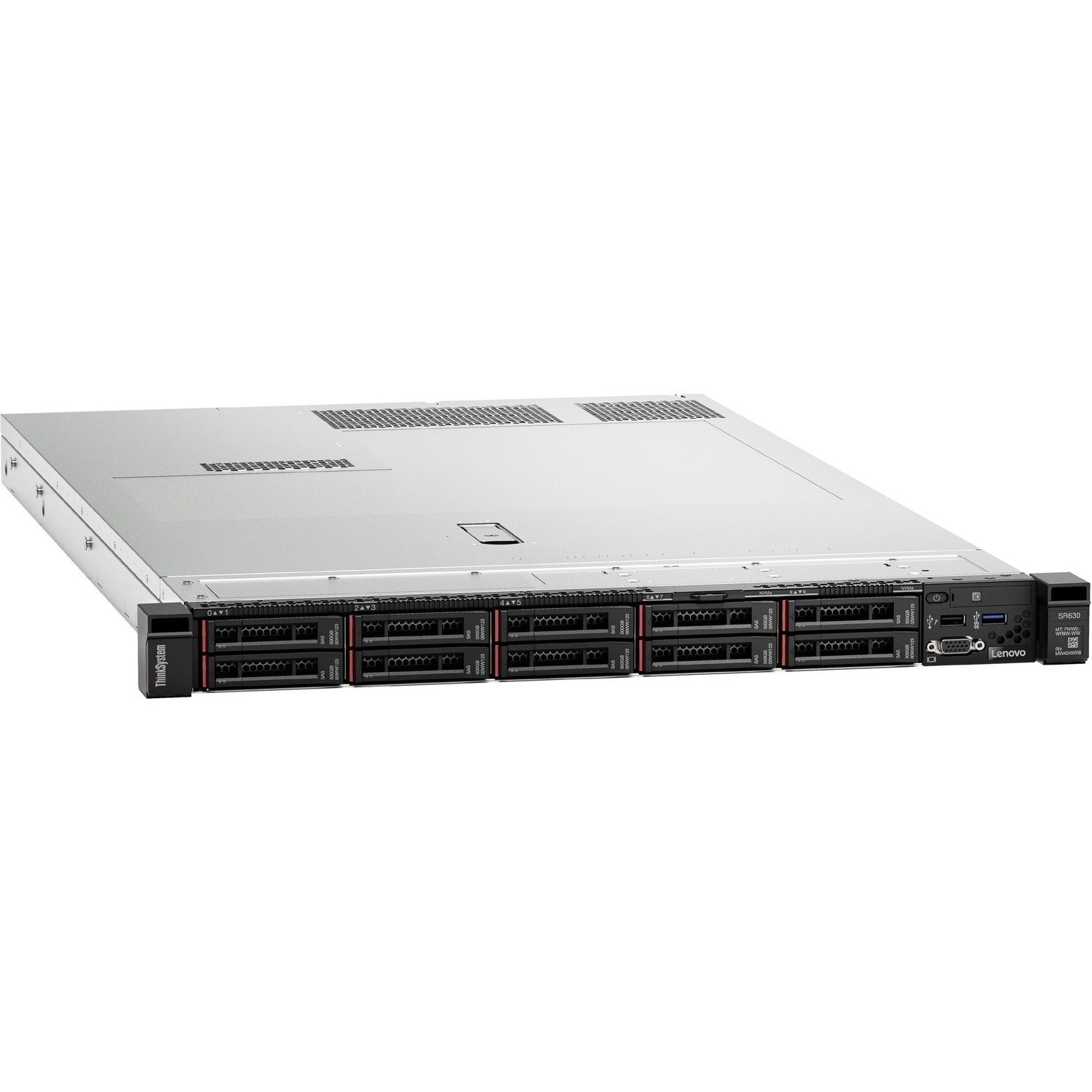 Lenovo ThinkSystem SR630 7X02A0HJAU 1U Rack Server - 1 Xeon Silver 4210 2.20 GHz - 32 GB RAM