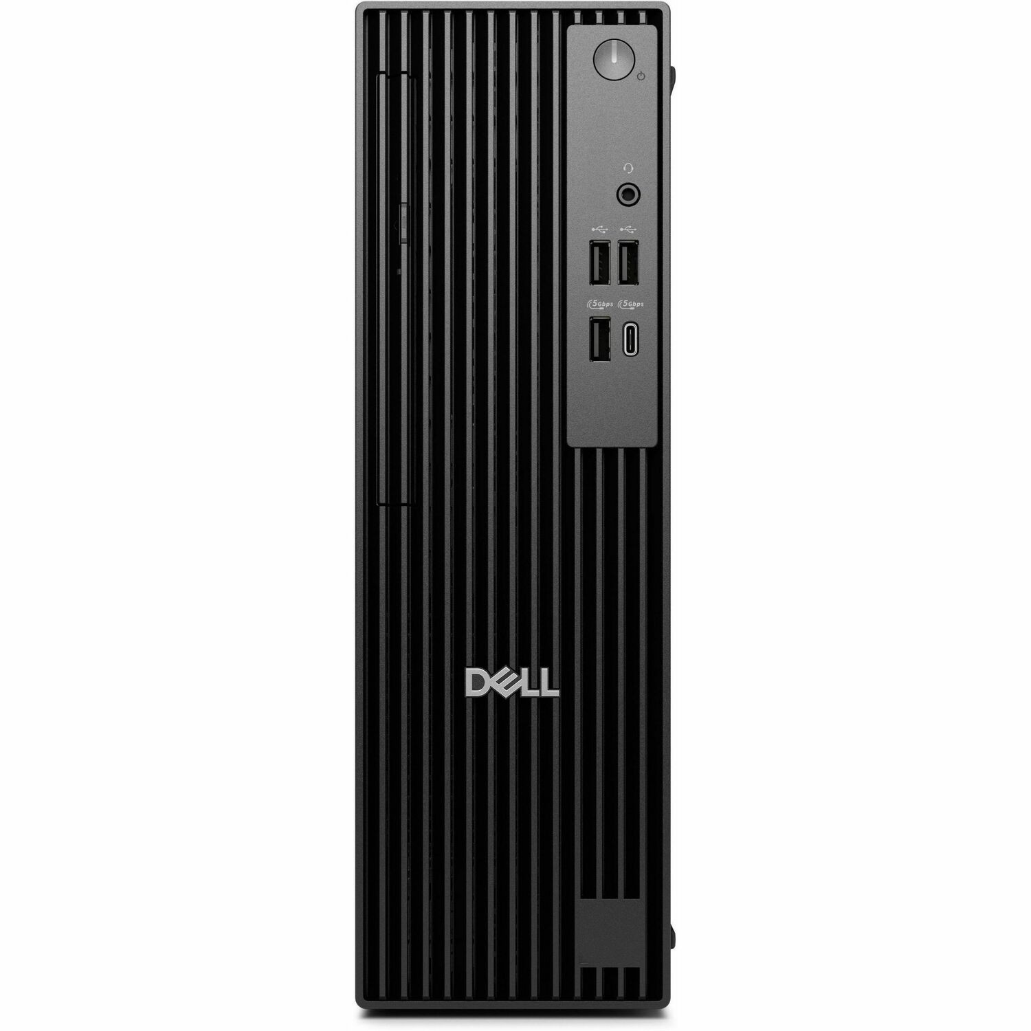 Dell Pro Slim QCS1250 Desktop Computer - Intel Core Ultra 5 Series 2 225 - 16 GB - 512 GB PCI Express NVMe SSD - Slim PC - Standard Black
