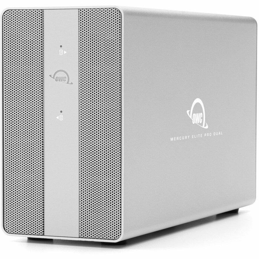 OWC 40TB Mercury Elite Pro Dual With 3-Port Hub USB (10Gb/s) External RAID Storage Solution