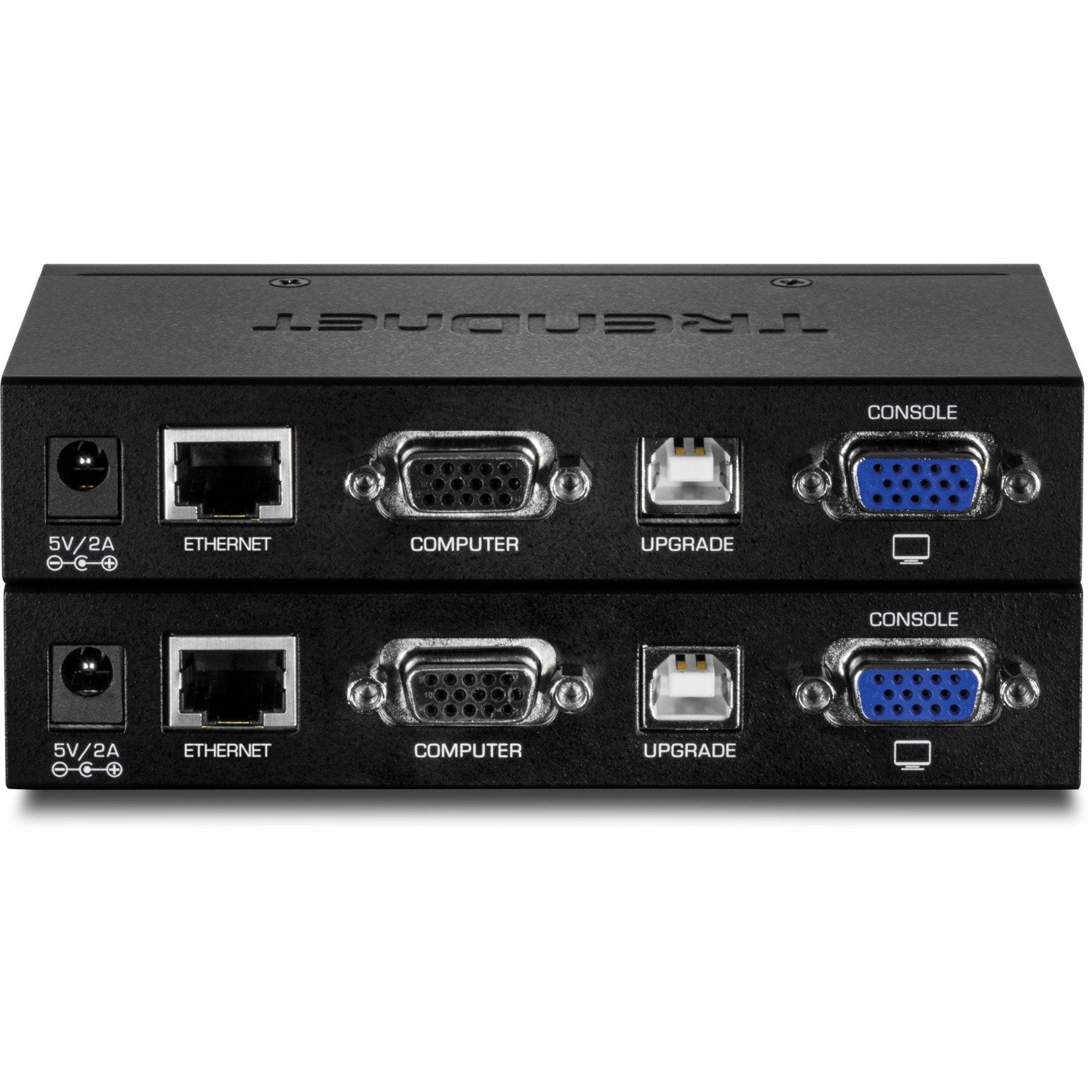 TRENDnet KVM Extension Kit, Extend Keyboard/Video/Mouse Controls, up to 100 Meters (328 ft.), Hot-Keys, Transmitter, Receiver, PS/2, VGA, TK-EX4