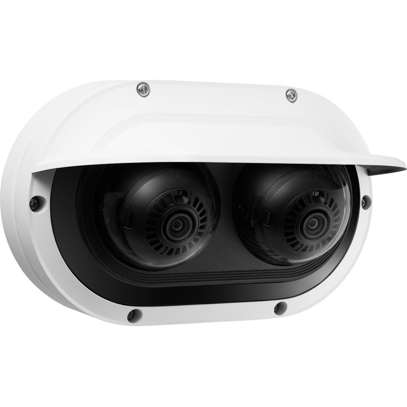 Wisenet PNM-C12083RVD 6 Megapixel Outdoor Network Camera - Color - Dome - White - TAA Compliant