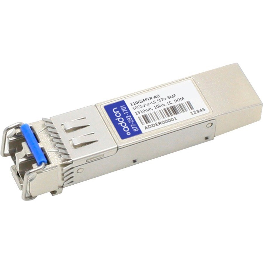 AddOn Intel E10GSFPLR Compatible TAA Compliant 1000BASE-LX and 10GBase-LR SFP+ Transceiver (SMF, 1310nm, 10km, LC, DOM)