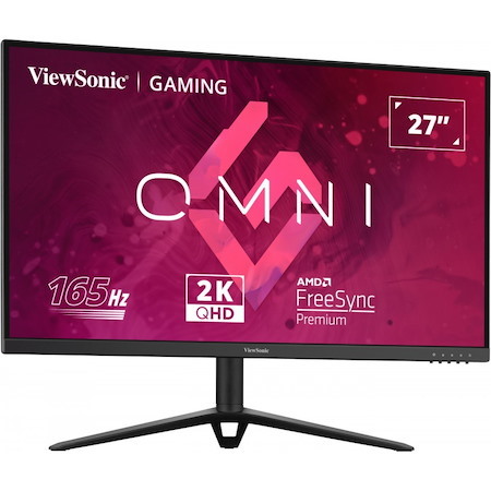 ViewSonic OMNI VX2728J 27 Inch Gaming Monitor 165hz 0.5ms 1080p IPS with FreeSync Premium, Advanced Ergonomics, HDMI, DP