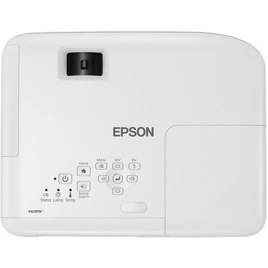 Epson EB-W53 3LCD Projector - 16:10 - Portable - White