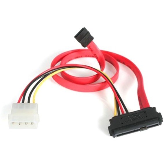 StarTech.com S18in SAS 29 Pin to SATA Cable with LP4 Power