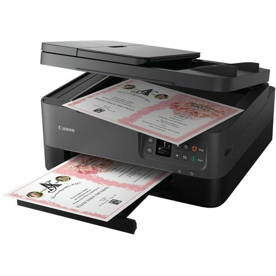 Canon PIXMA TR7020 Wireless Inkjet Multifunction Printer - Color - Black