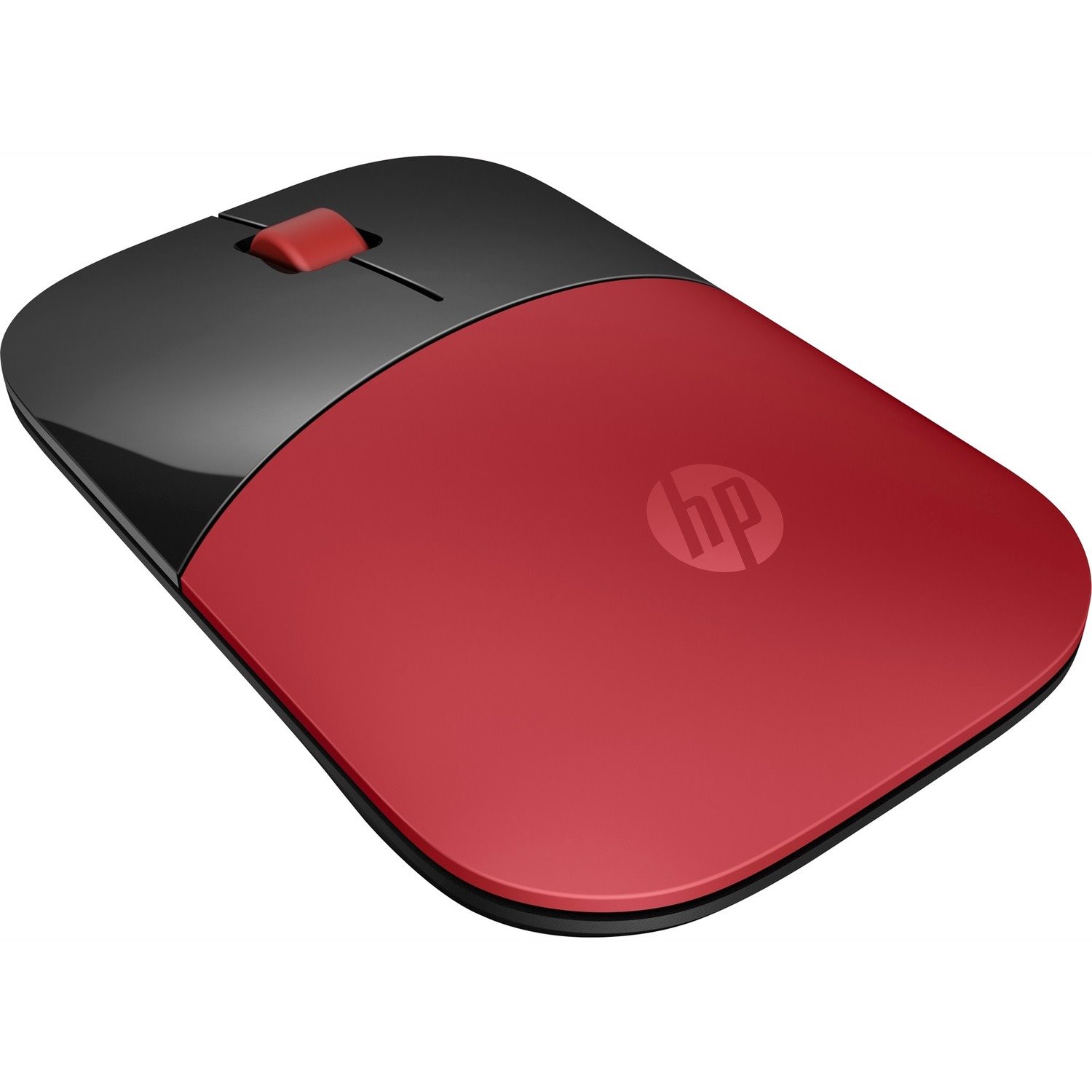 HP Z3700 Mouse - Radio Frequency - USB - Optical - 3 Button(s) - Red, Black