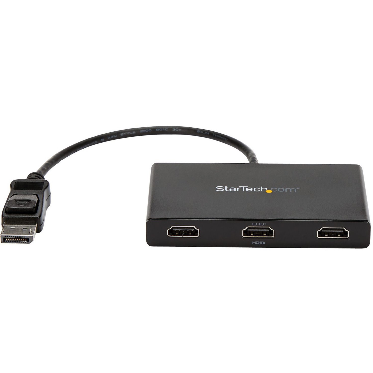 StarTech.com DisplayPort to HDMI Multi-Monitor Splitter - 3-Port MST Hub