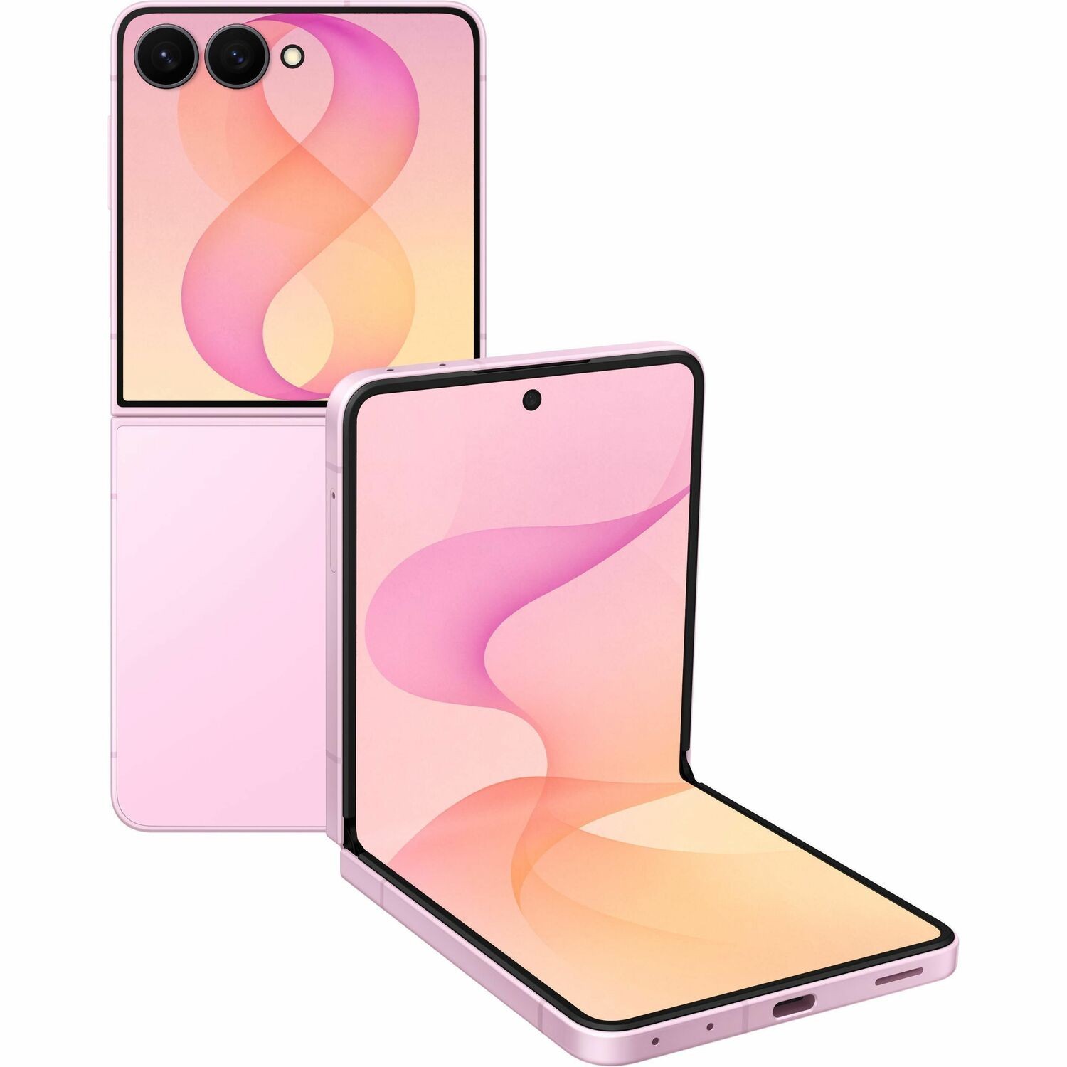 Samsung Galaxy Z Flip8 SM-F776B 512 GB Smartphone - 6.9" Flexible Folding Screen Dynamic AMOLED 2X Full HD Plus 2520 x 1080 - Deca-core (3.80 GHz 3.26 GHz 2.76 GHz - 12 GB RAM - Android 17 - 5G - Pink