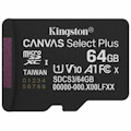 Kingston Canvas Select Plus 64 GB Class 10/UHS-I (U1) V10 microSDXC