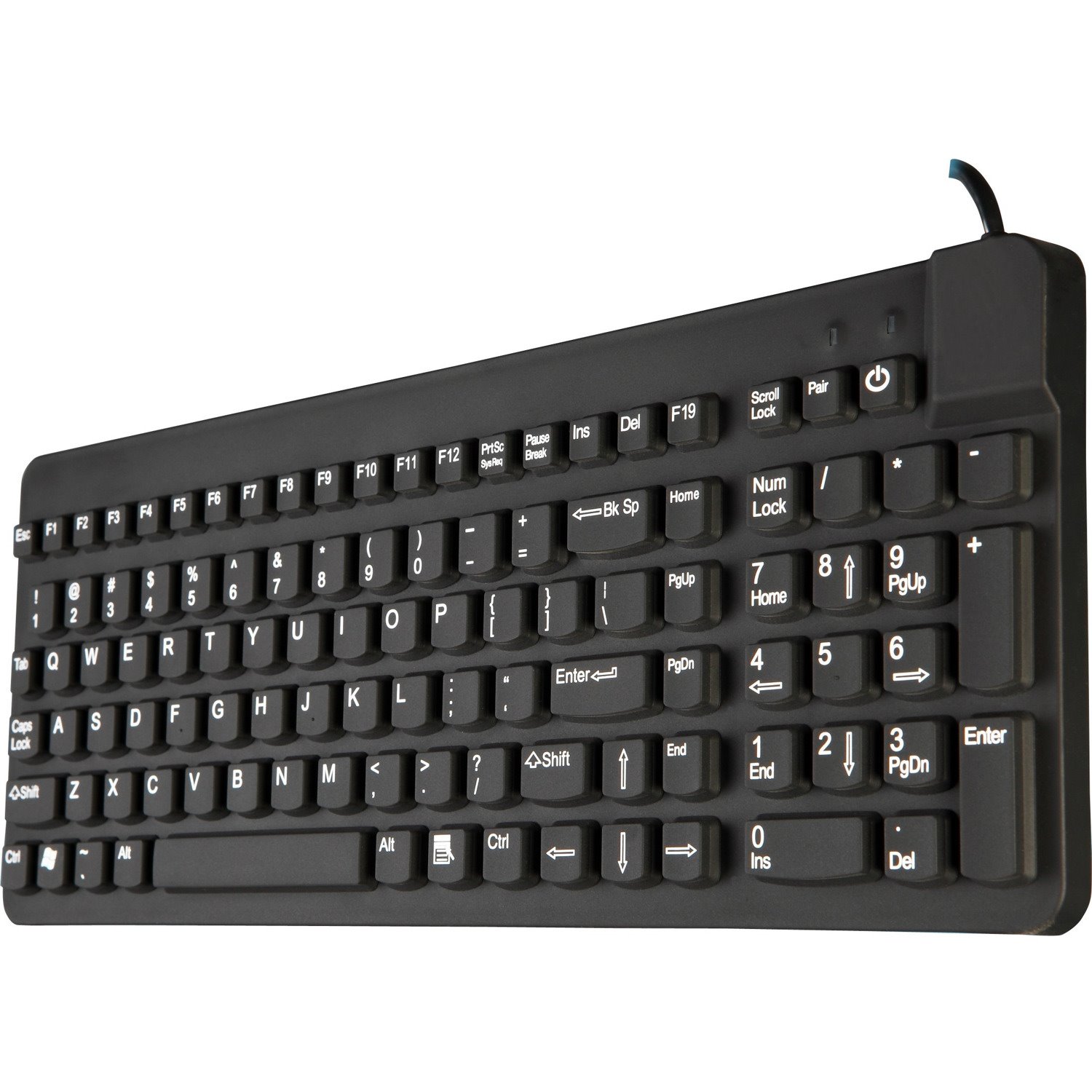 Man & Machine Premium Full Size Waterproof Disinfectable Keyboard