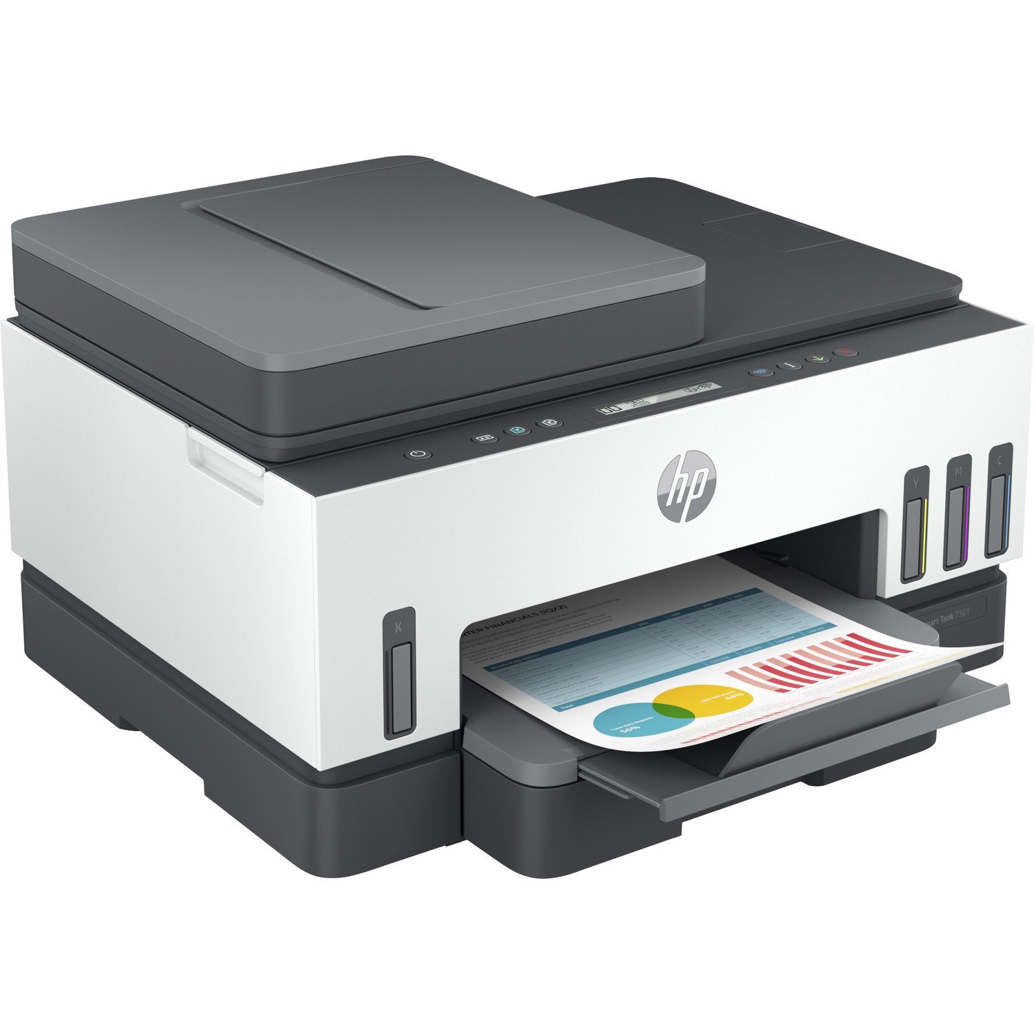 HPI SOURCING - NEW 7301 Wireless Smart Tank Inkjet Multifunction Printer - Color