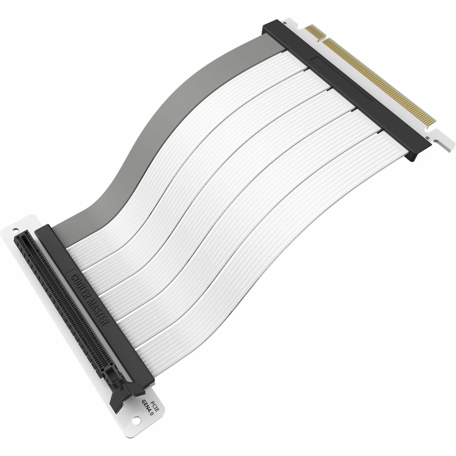 Cooler Master White Pci-E 4.0 X16 Riser Cable V2, 200MM