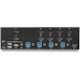 StarTech.com 4 Port HDMI KVM Switch - 4K 30Hz - Dual Display