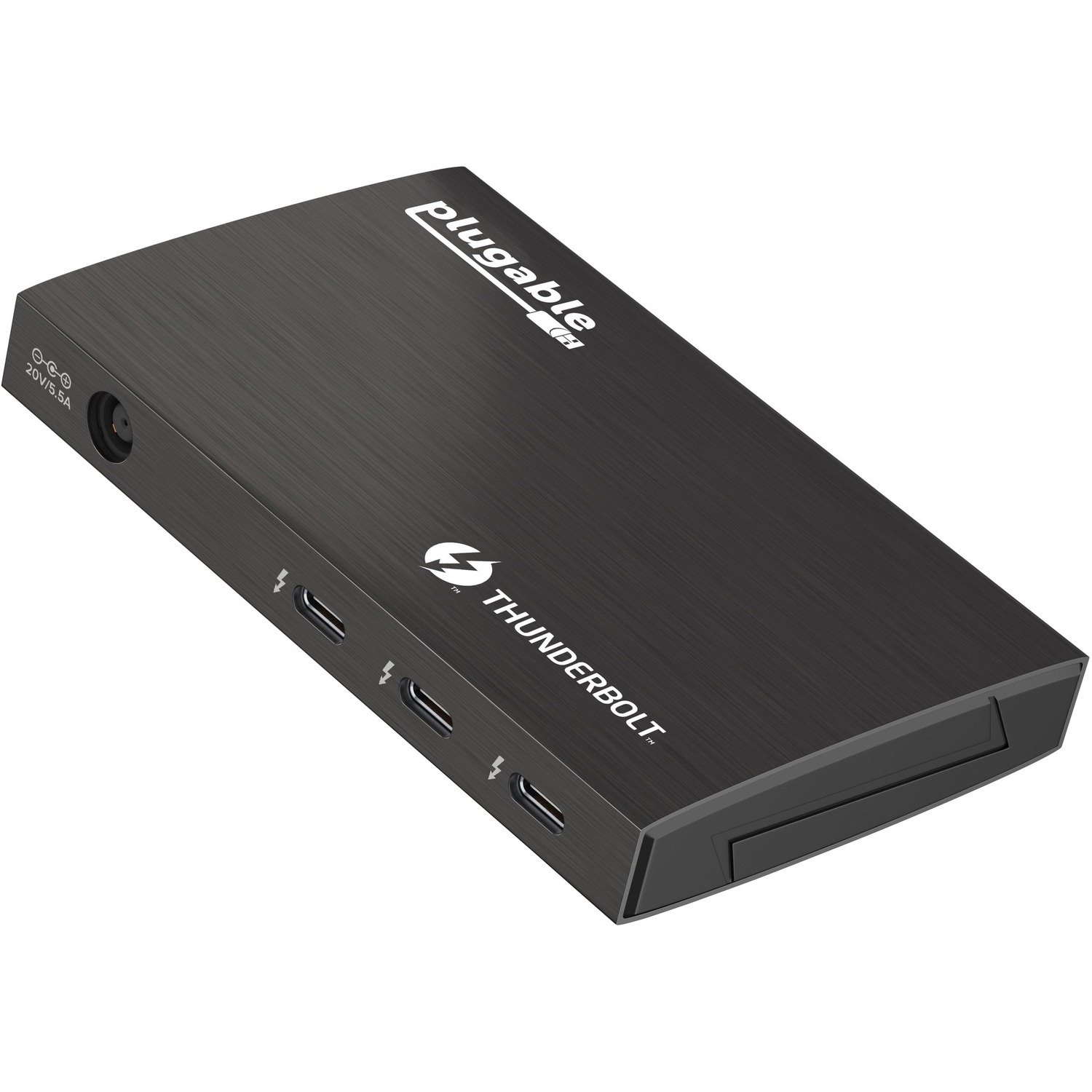 Plugable Thunderbolt 4 Hub, 4-in-1 Pure USB-C Design, Includes USB-C to 4K HDMI Adapter, Laptop Charging